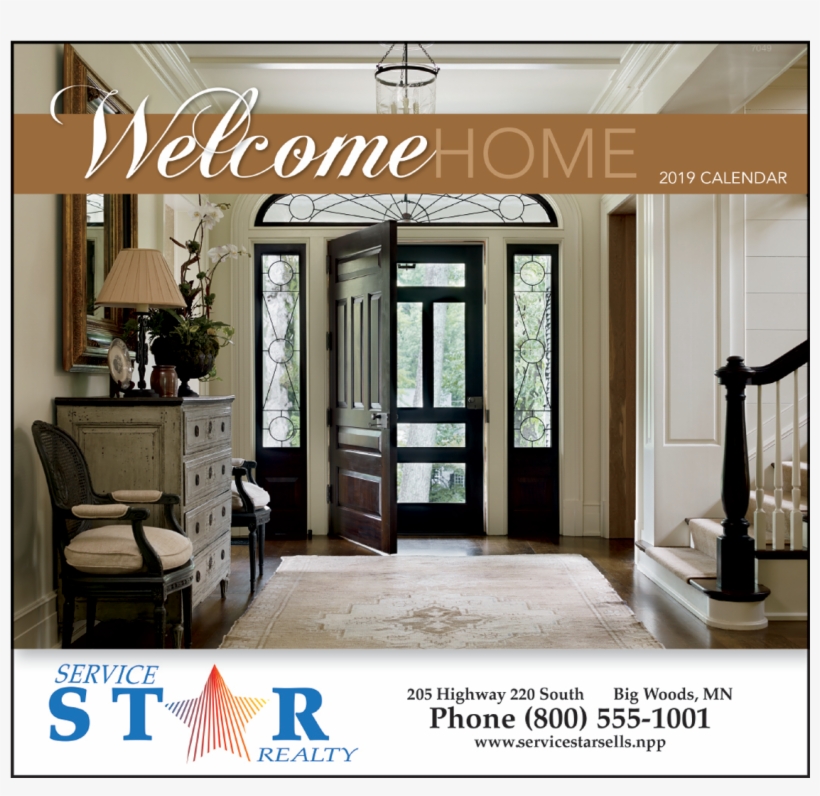 Picture Of Welcome Home Wall Calendar - Calendar, transparent png download