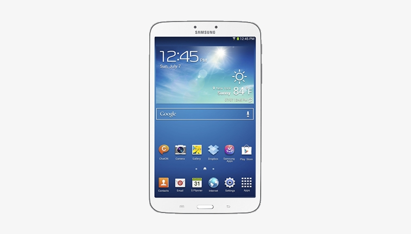 Samsung Galaxy Tab 3 - Samsung Galaxy Tab 3 8 Inch, transparent png download