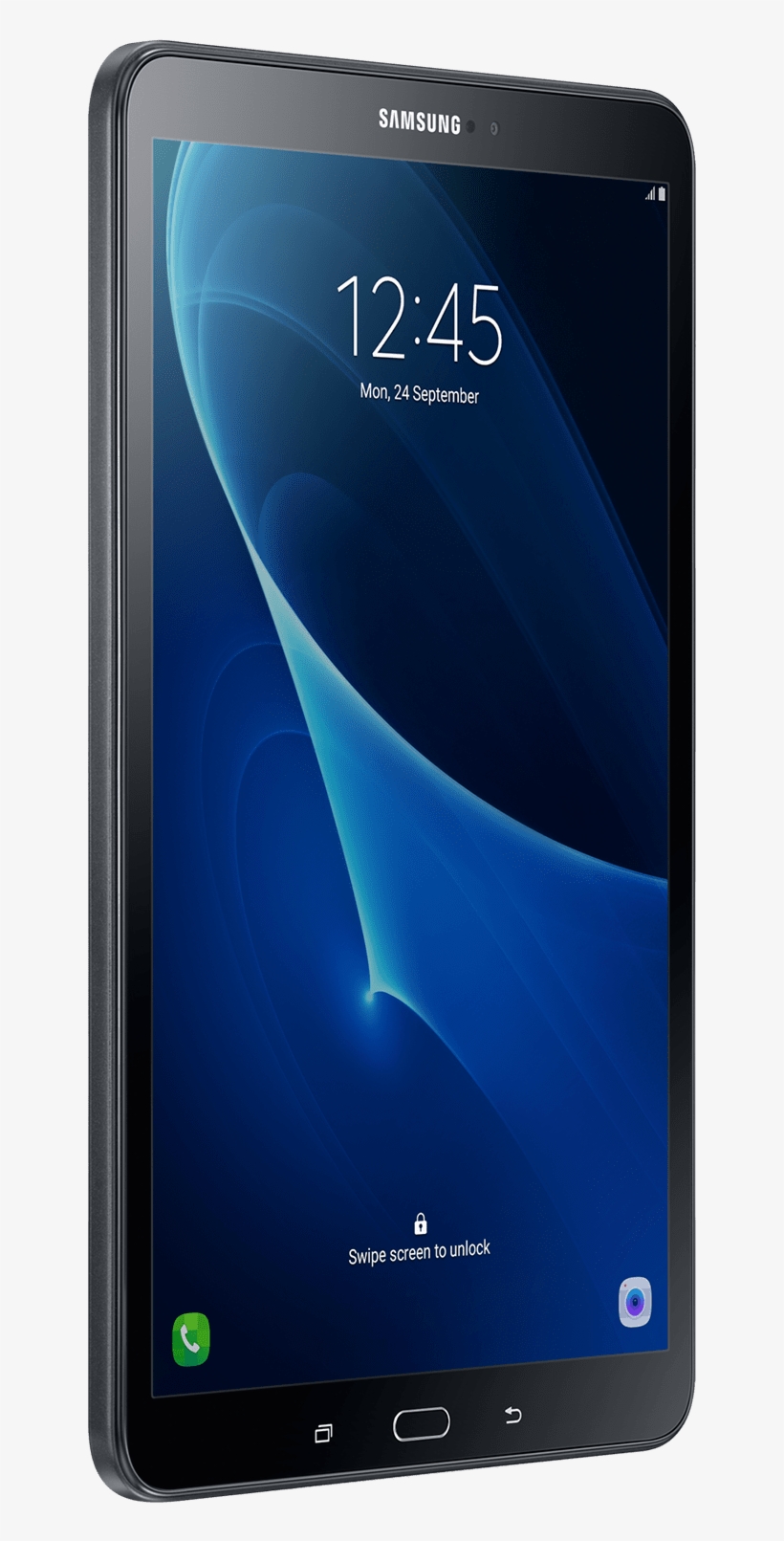Samsung Galaxy Tab A 10.1 Wifi Black Tablet, transparent png download