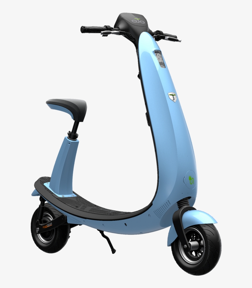 Sky Blue Ojo Electric Scooter Smart Bluetooth Enabled - Ojo Commuter Scooter, transparent png download