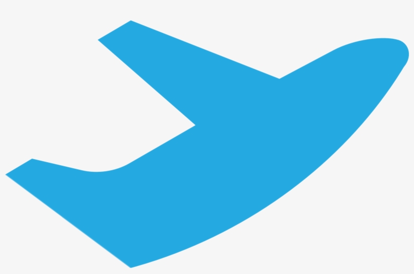 Wv Logo Proposal Flying Plane Wo Contrails - Plane Logo Blue, transparent png download