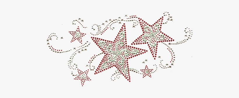 S3274-red<br>red Sparkling Stars - Red Red, transparent png download