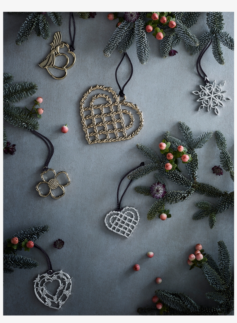 Heart Garland H7 Gold Plated Karen Blixen - Rosendahl Woven Heart H, transparent png download