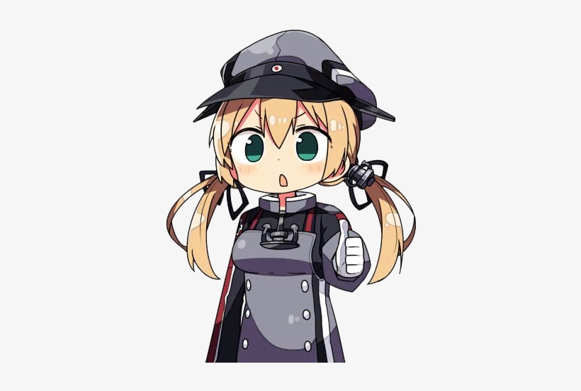 Prinz Good Job - Kantai Collection Thumbs Up, transparent png download