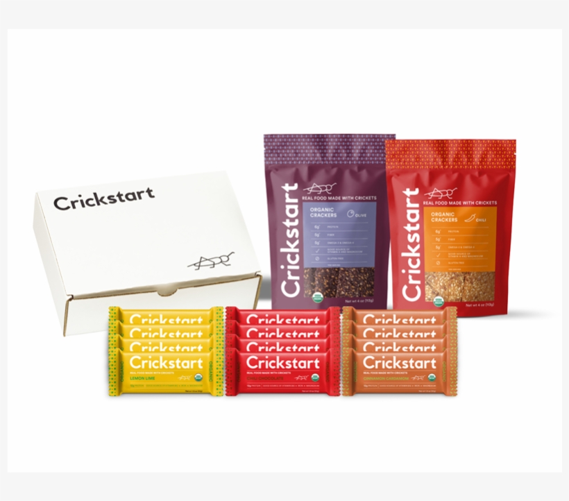 Cricket Protein Starter Pack - Crickstart Crackers - Chili With Crickets, transparent png download