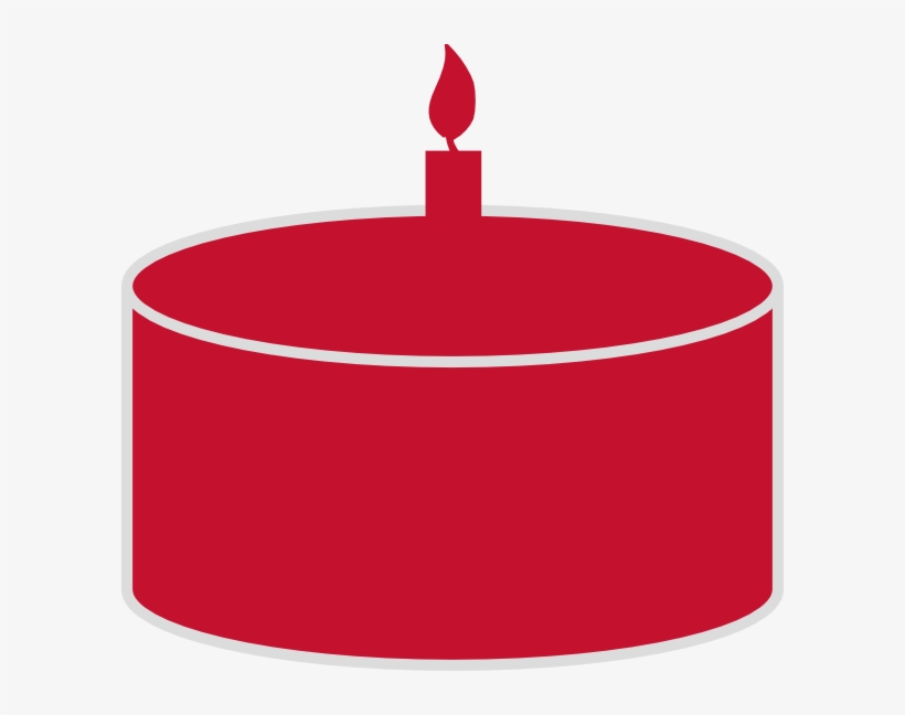 Red Birthday Cake Png, transparent png download