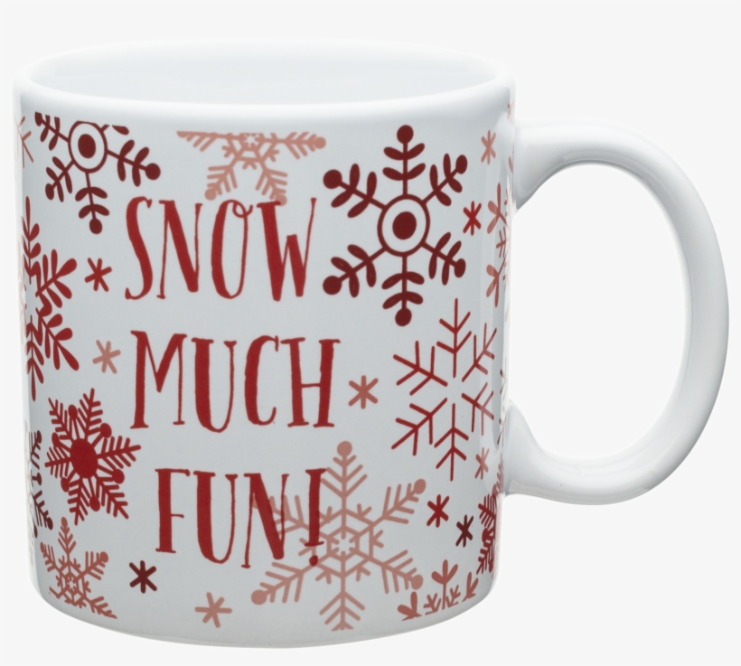 Hd Red Snowflake Mug - Mug, transparent png download