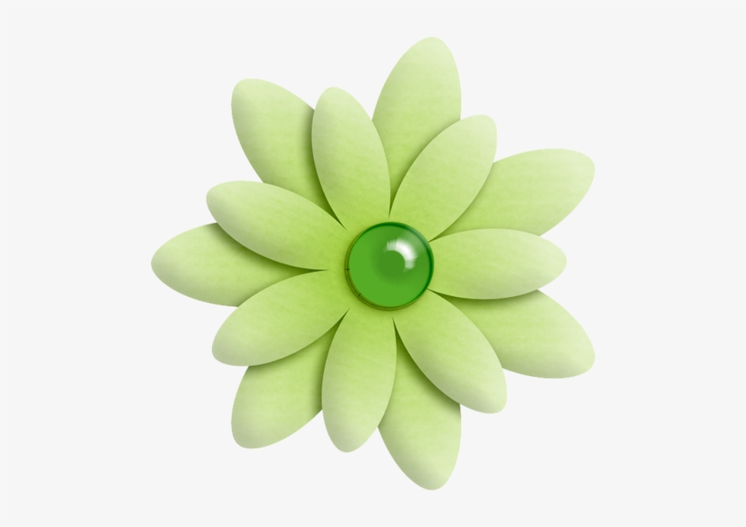 Kmill Smflower-2 - Flores En Verde Png, transparent png download