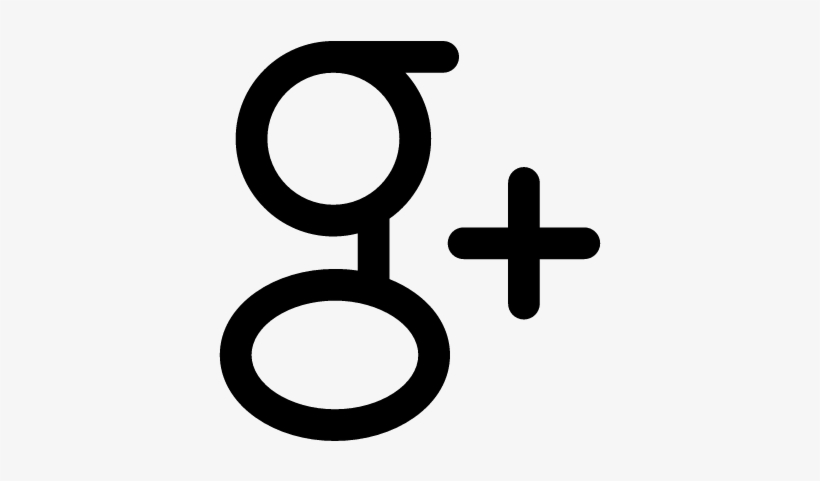 Google Plus Logo Vector - Twin Double Stroller With Bassinet, transparent png download