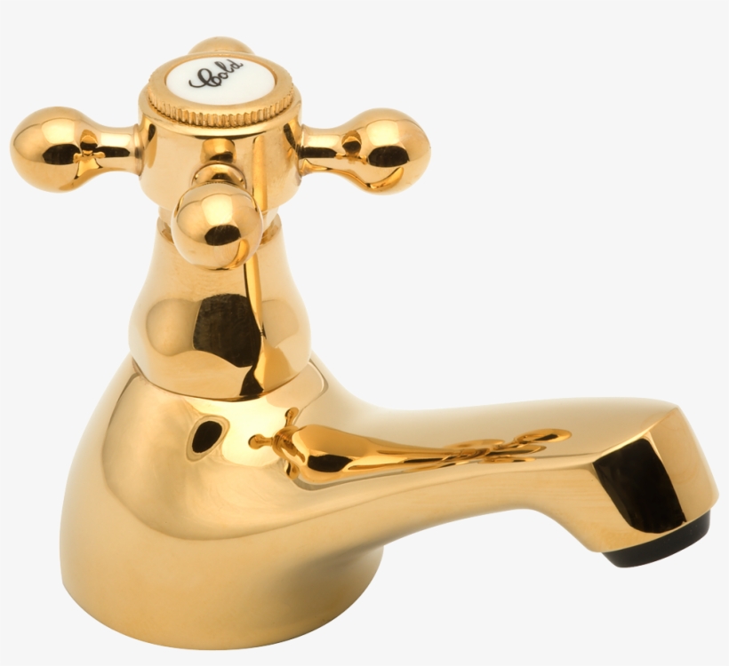 Bath Taps Gold - Deva Tudor Basin Taps And Bath Taps, Gold, transparent png download