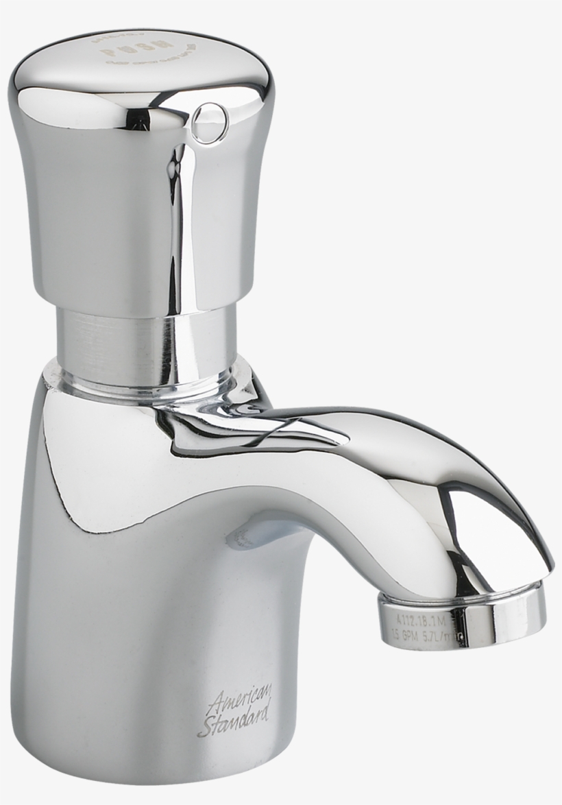 Pillar Tap Metering Faucet With Extended Spout, - American Standard Pillar Tap Metering Faucet With Extended, transparent png download