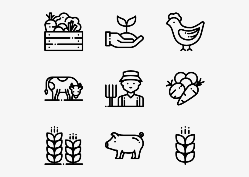 Agriculture 50 Icons - Wedding Icon Transparent Background, transparent png download
