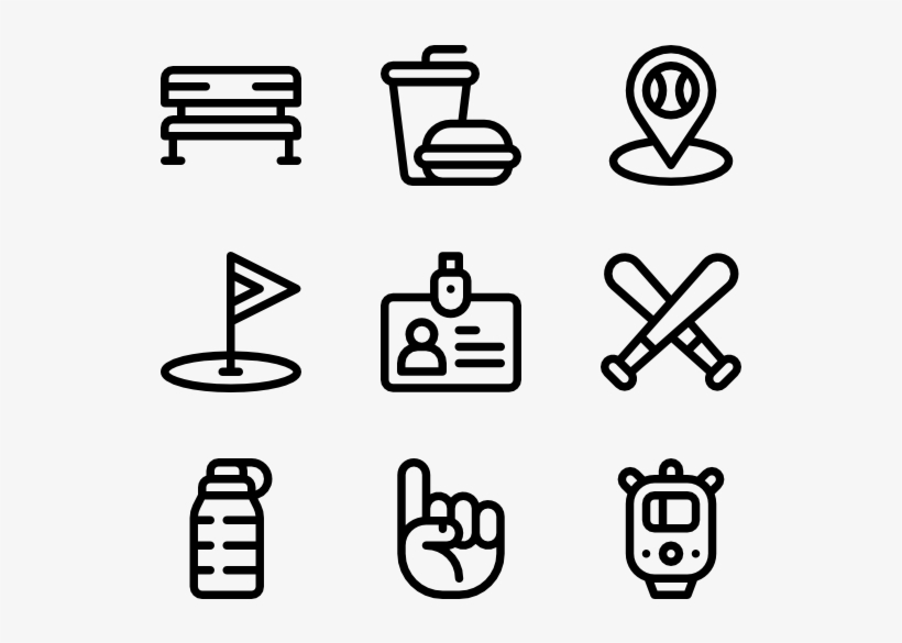 Baseball - Concert Icons, transparent png download