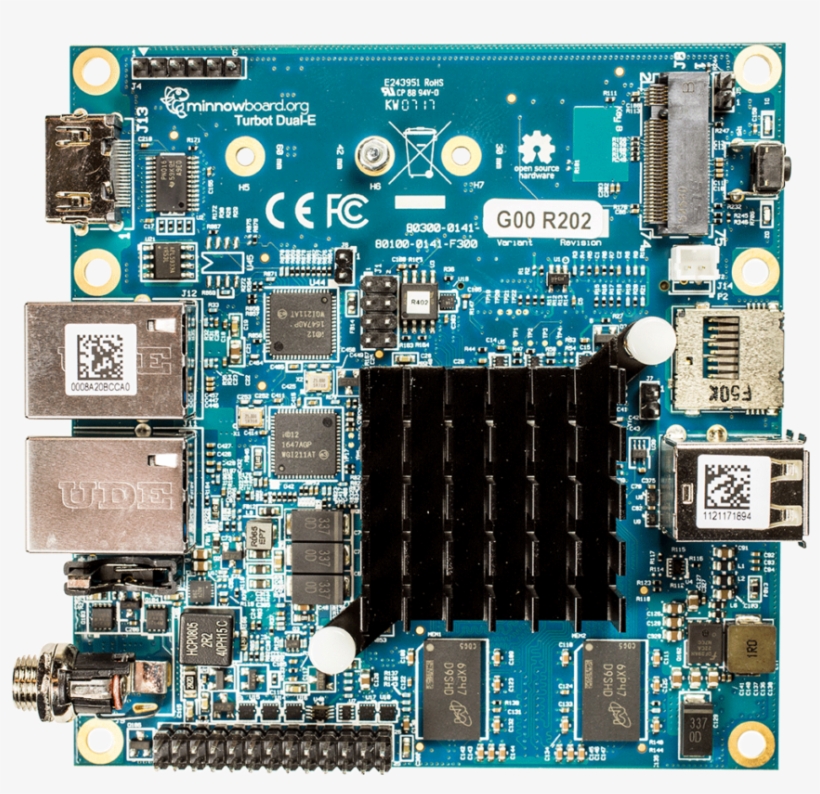 Minnowboard Turbot Dual Ethernet Family - Minnowboard Turbot Dual Ethernet Quad Core, transparent png download