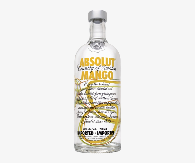 Absolut Mango - Absolut Company Absolut Peppar 1l, transparent png download