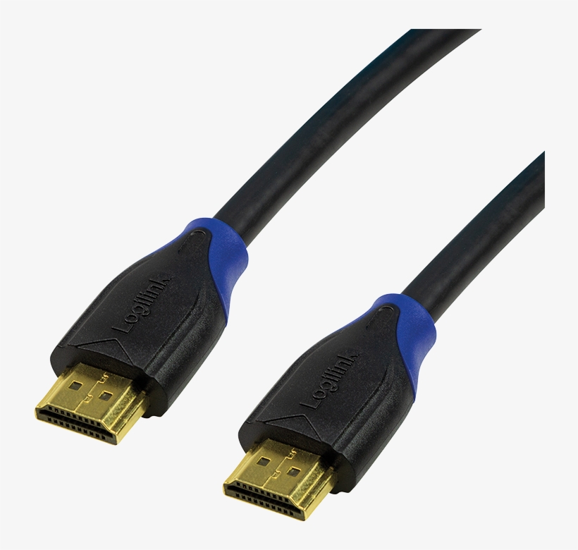 Product Image (png) - Logilink Hdmi Black Hdmi Cable, transparent png download