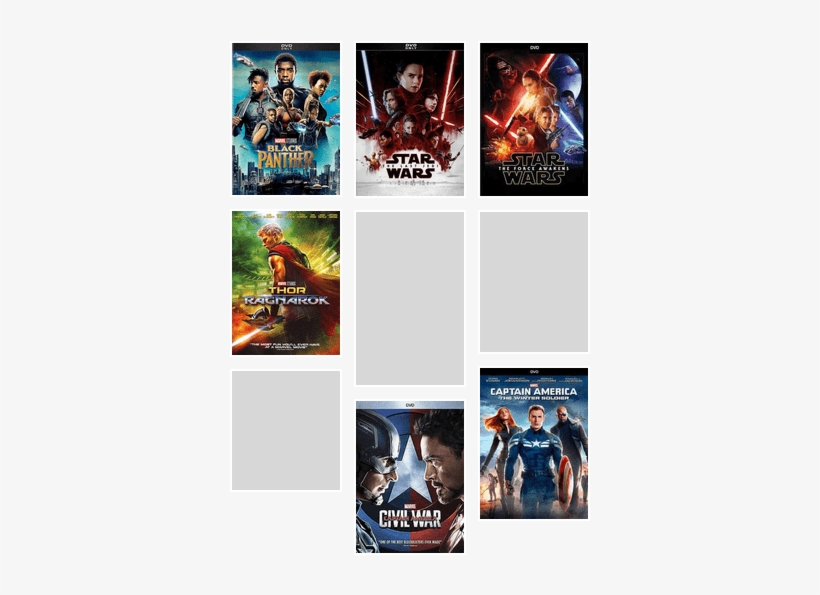 Top 5 Movies And Movie Series - Star Wars The Force Awakens Dvd With Chewbacca Bobble, transparent png download