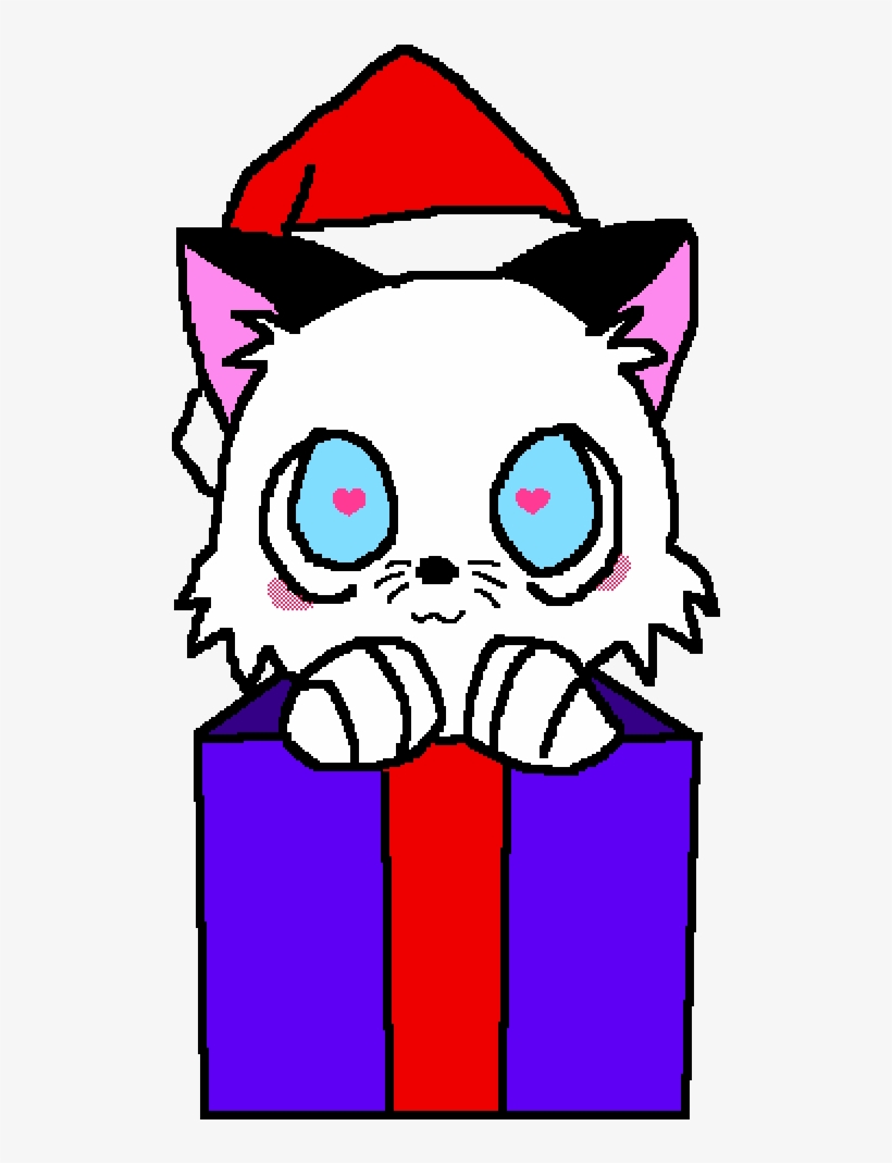 Me As A Cute Kitty Cat X3 - Christmas Cat Base, transparent png download