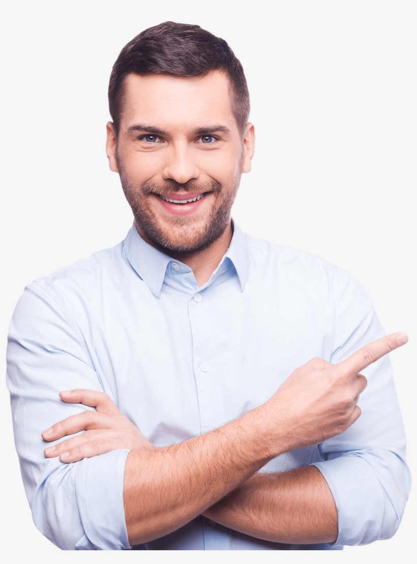 Man-pointing - Ricardo Lopez Pescador, transparent png download