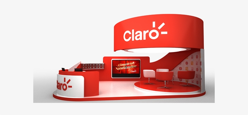 Claro Stand @ Cali Exposhow2013 On Behance - Claro, transparent png download
