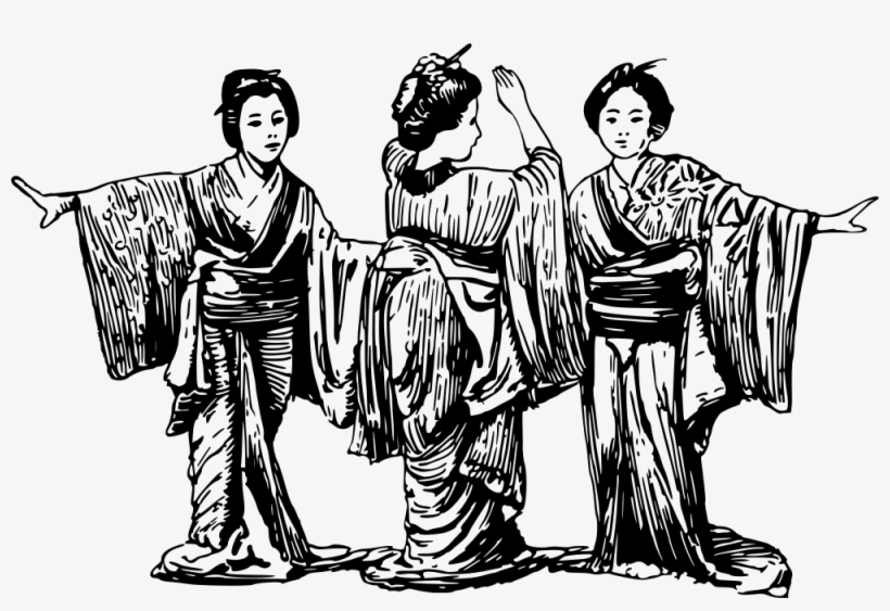 Geisha - Japanese Geisha Png, transparent png download