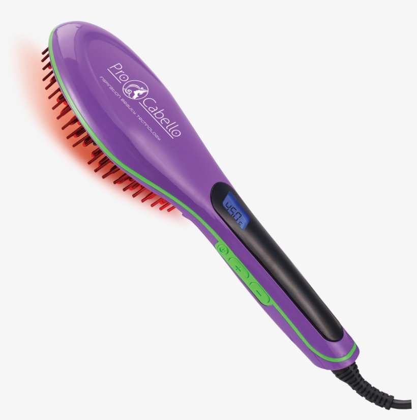 Procabello Luxury 5500 Soft Touch Electric Hair Brush - Procabello Hair Straightening Brush - Heated Ceramic, transparent png download