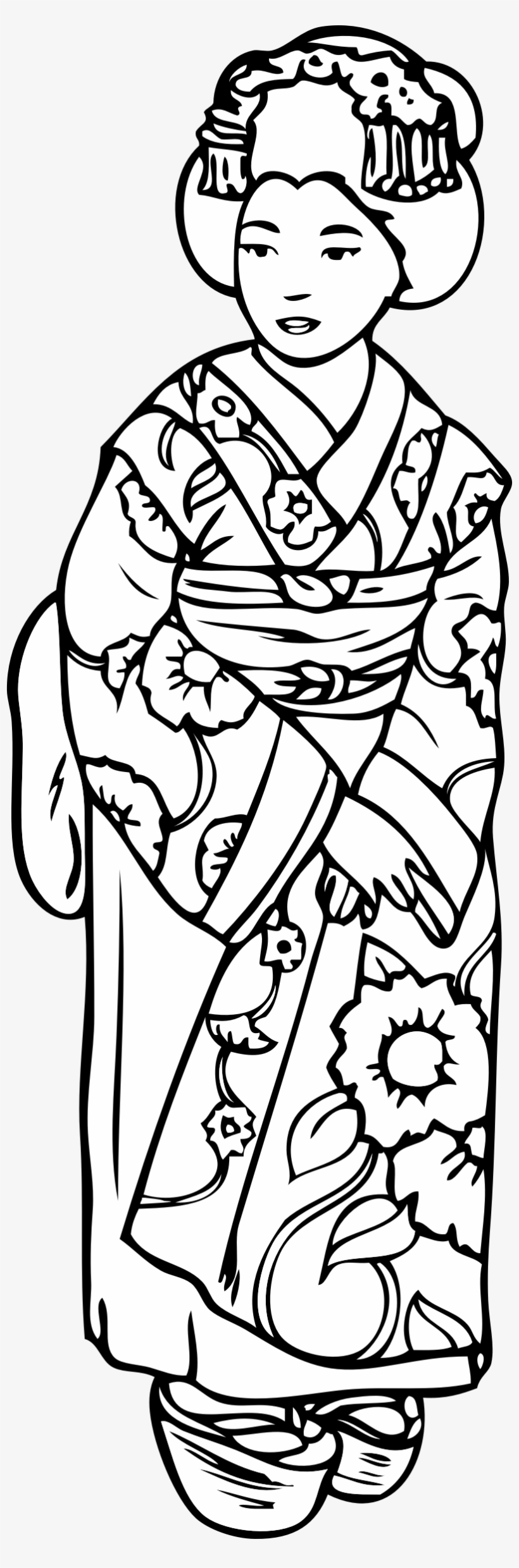 Geisha Png, transparent png download