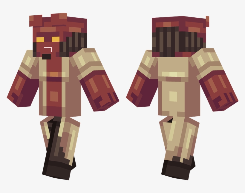 Hellboy - Minecraft, transparent png download