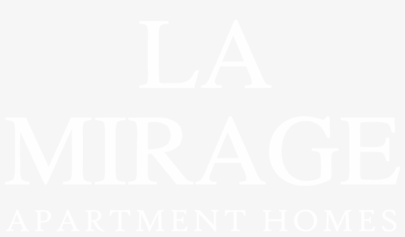 La Mirage Apartment Homes White Logo - House And Garage Orchestra, transparent png download