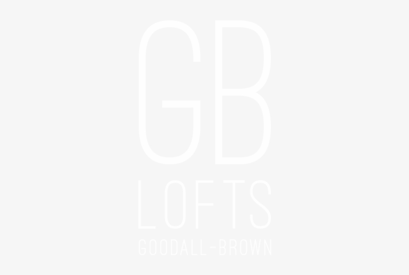White Logo For Goodall-brown Lofts Birmingham Al 35203 - Grace Under Pressure, transparent png download