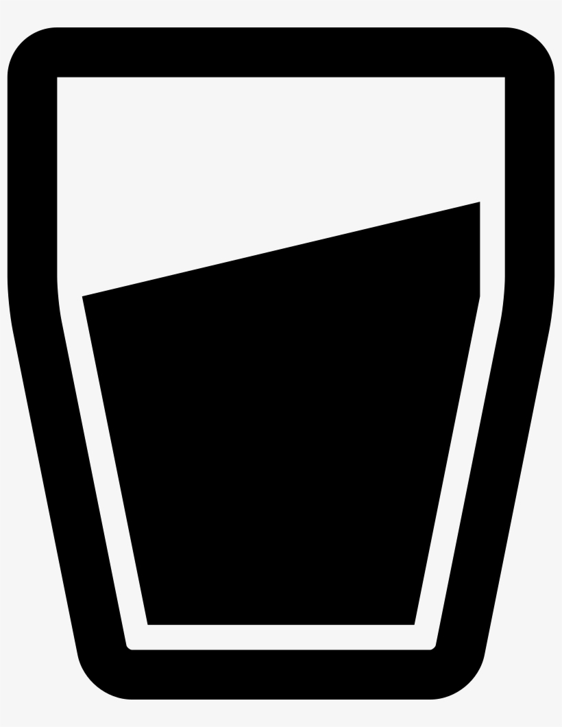 Drinking Glass With Black Liquid Inside Comments - Drink, transparent png download