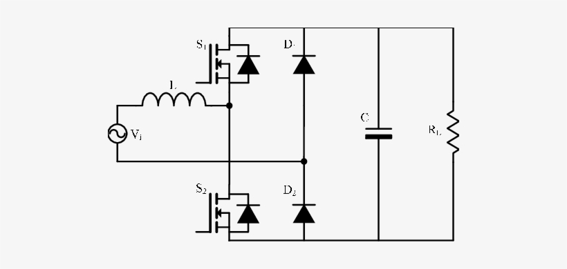 Totem Pole Dual Boost Pfc Rectifier [4] - Totem Pole Converter, transparent png download