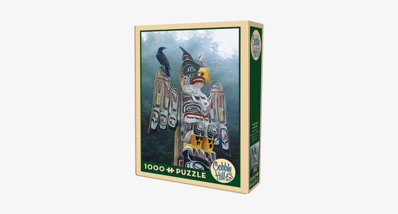 Totem Pole In The Mist - Totem Pole Jigsaw Puzzle, transparent png download