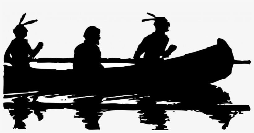 Totem Pole Clipart Canoe - Black And White Native American Clip Art, transparent png download
