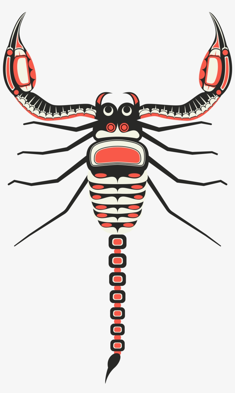 Personal Art Work - Native American Animal Art Scorpion, transparent png download