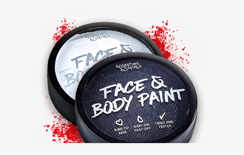 Face & Body Cake Paint - Splashes & Spills Face And Body Paint Compact 18g, transparent png download
