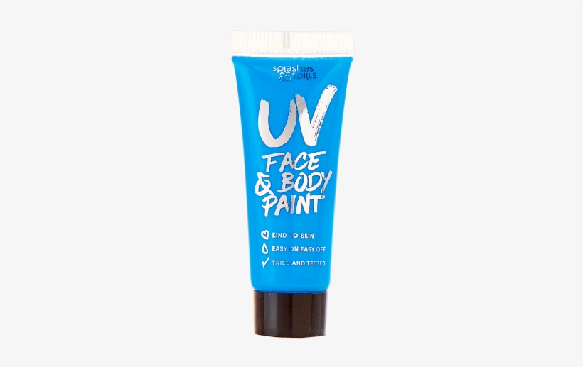 Uv Face & Body Paint - Splashes & Spills Halloween Make Up - Face, transparent png download