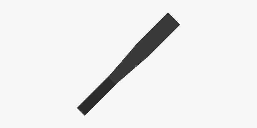 Black Baseball Bat - Baseball Bat Vector Png, transparent png download