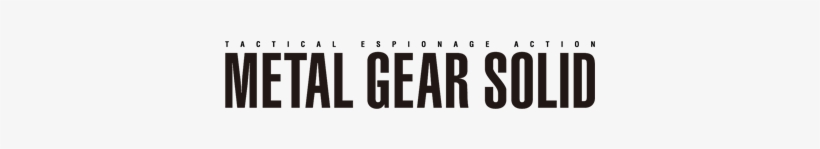 Metal Gear Solid Logo Metal Gear Solid, Serpientes, - Metal Gear Solid Portable Ops Png, transparent png download