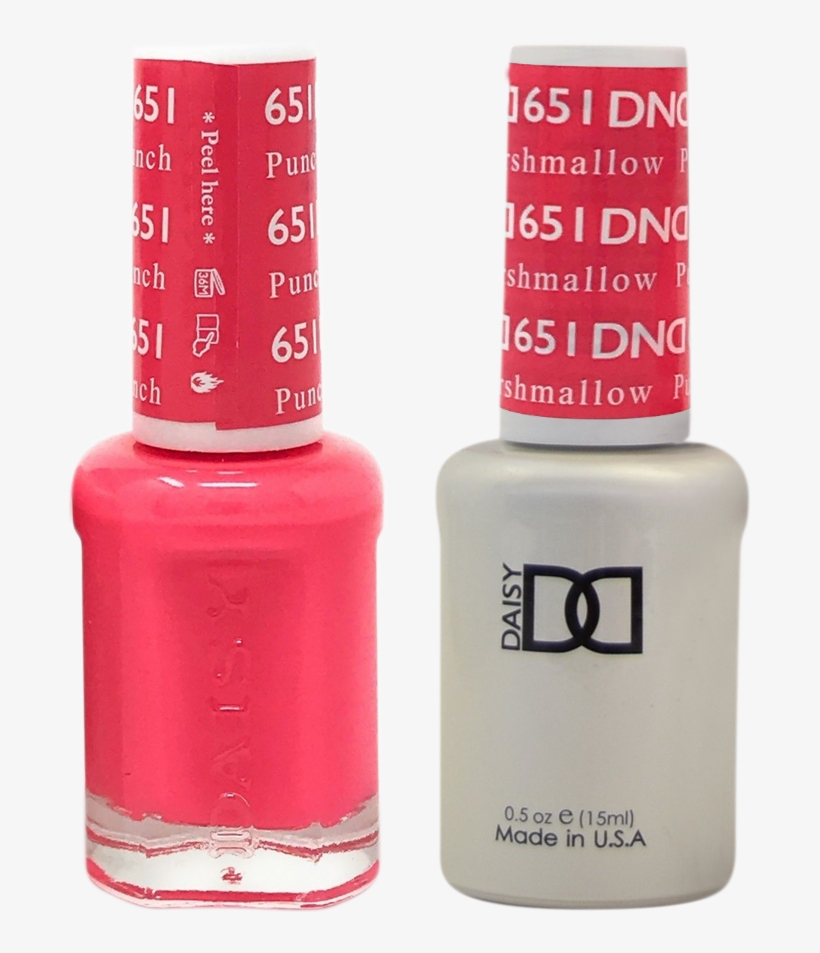 Dnd Nail Lacquer And Gel Polish Punch Marshmallow Png - Dnd Gel & Matching Polish Set 483 Pink Angel, transparent png download