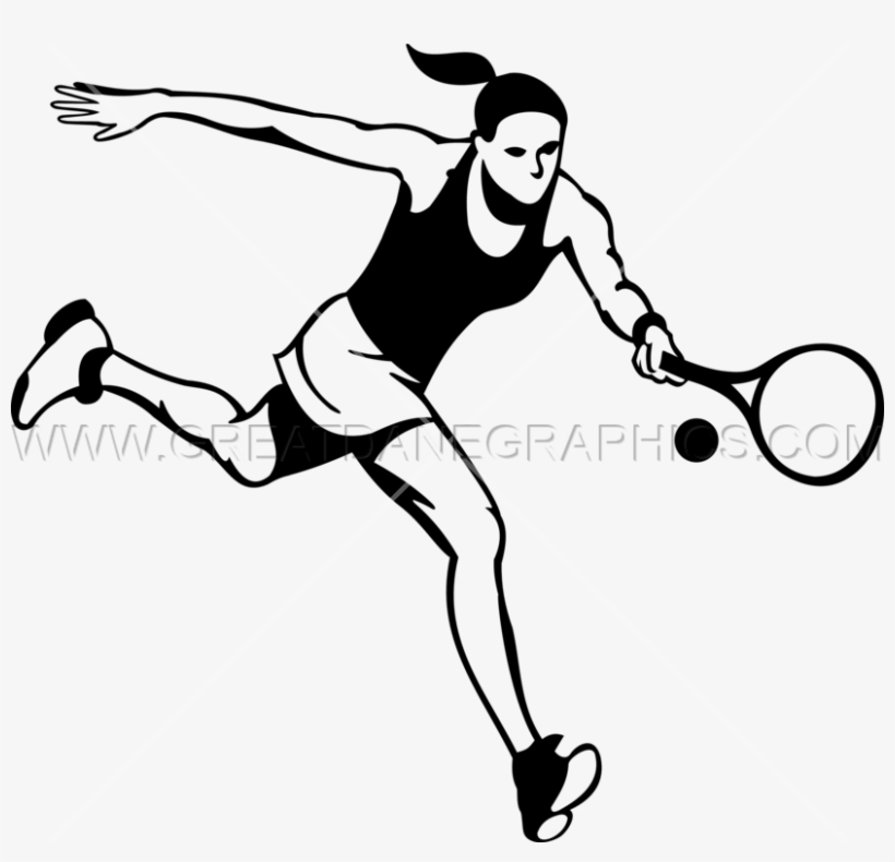 Reaching Tennis Player, transparent png download