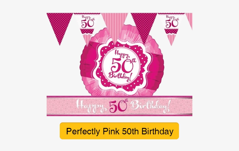 Perfectly Pink - Creative Party 18 Inch Foil Balloon - Perfectly Pink, transparent png download