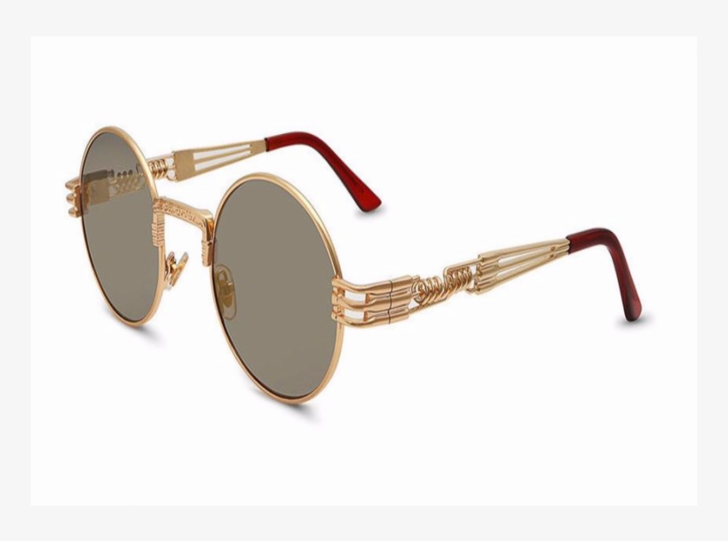 New Trending Mens/womens Luxury High Fashion High Quality - Men Sunglasses Luxury Round Lens Steampunk Glasses, transparent png download