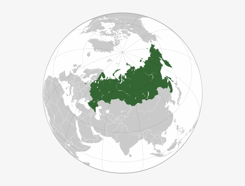 Russian Federation - Russia Orthographic Projection, transparent png download