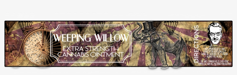 Bold, Playful, Medical Label Design For Weeping Willow - M Not A Doctor But, transparent png download