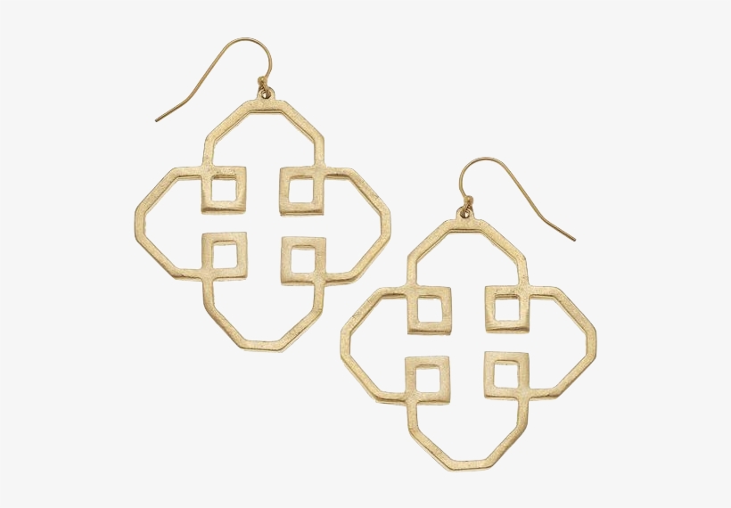 Susan Shaw Handcast Gold Filigree Cut Out Earrings - Merki Sveitarfélaga, transparent png download