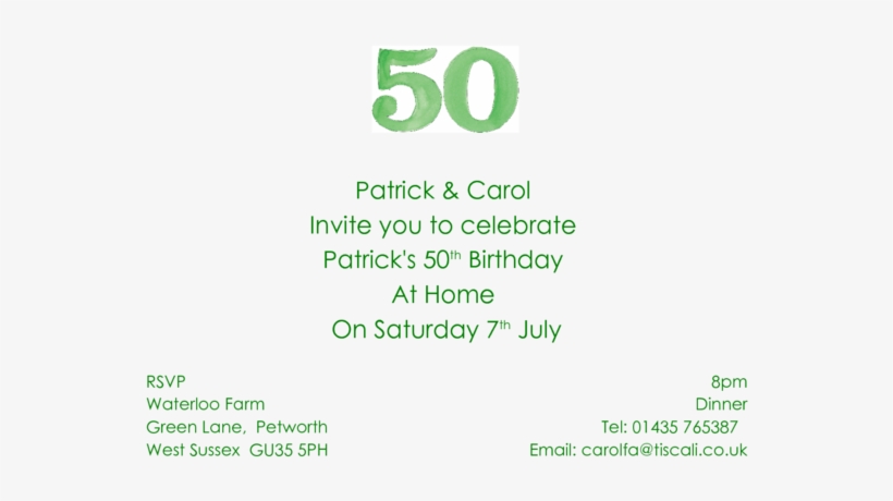 50th Number - Colorfulness, transparent png download