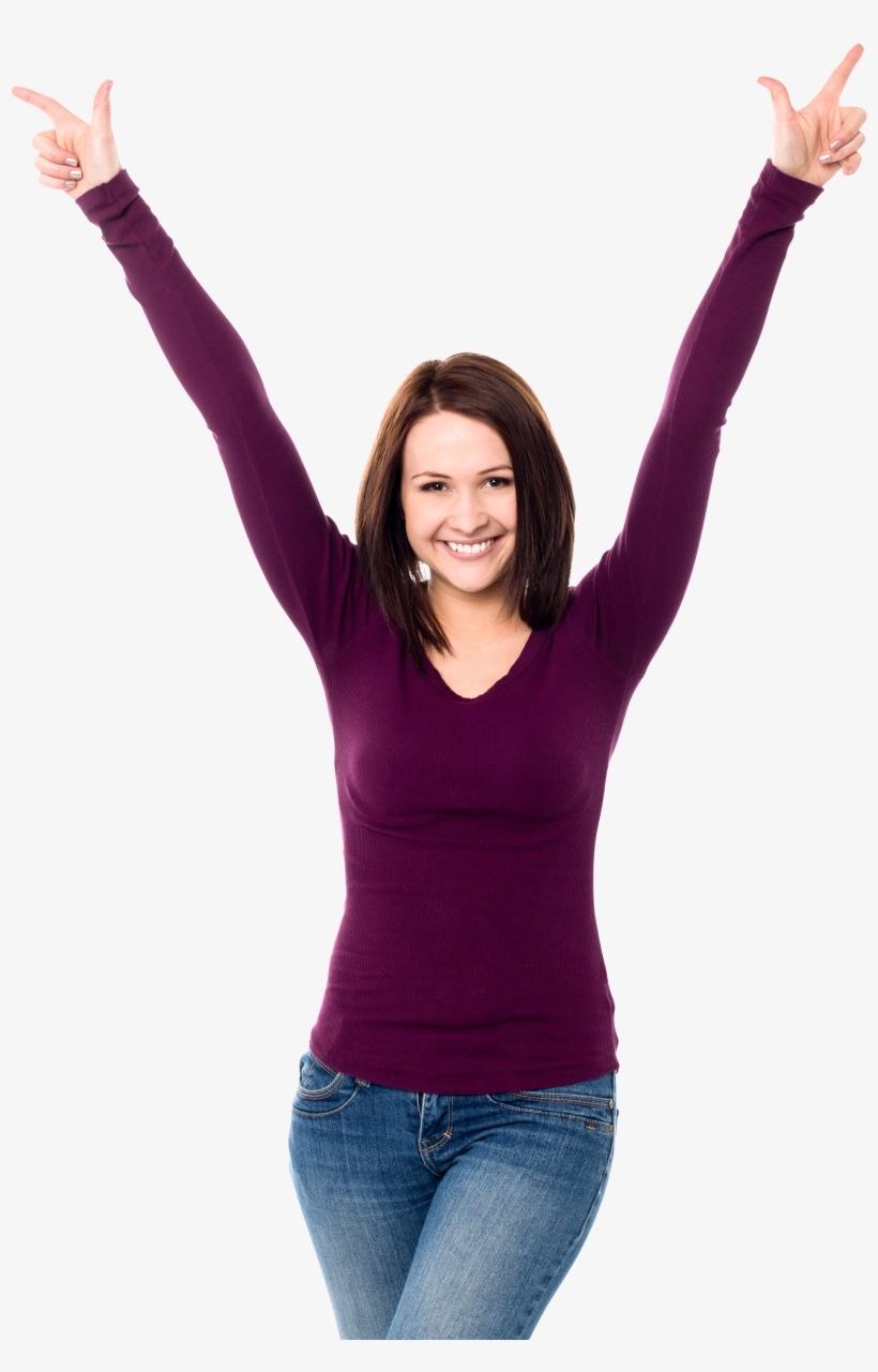 Happy Woman Png, transparent png download