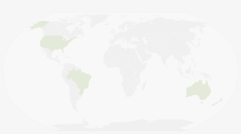 Arborgen Global Map - World Map, transparent png download