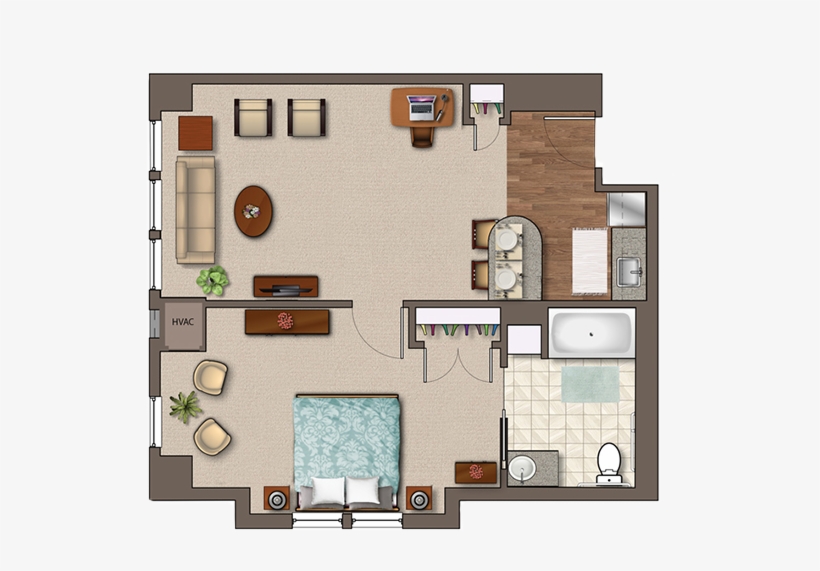 One Bedroom - Daylesford Crossing, transparent png download